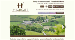 Desktop Screenshot of highgate-accommodation.co.uk